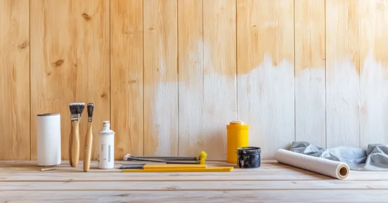 painting over wood paneling