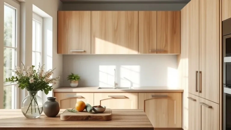 white oak cabinets